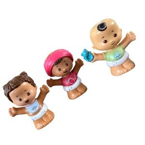 Fisher Price Little People Babies Strawberry Baby Snuggle Baby Play Date Baby